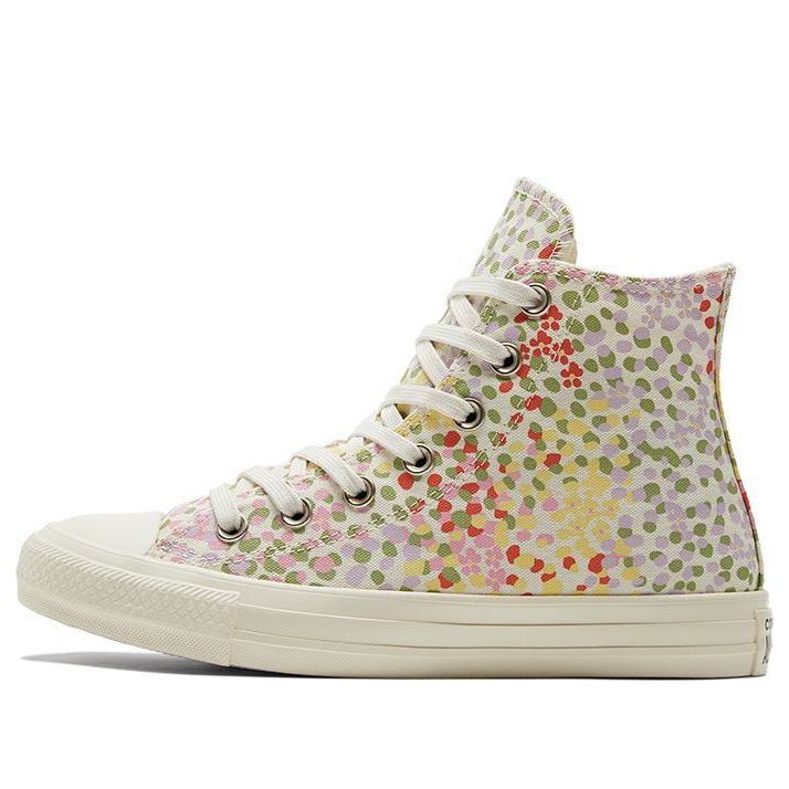 (WMNS) Converse Chuck Taylor All Star High 'Floral Print - Egret' A01594C
