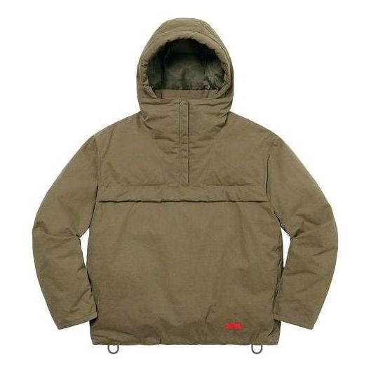 Supreme Hooded Down Pullover 'Olive Green' SUP-SS22-172