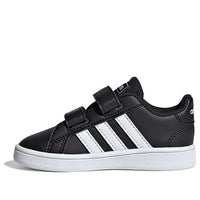 (TD) adidas Grand Court 'Black White' EF0117