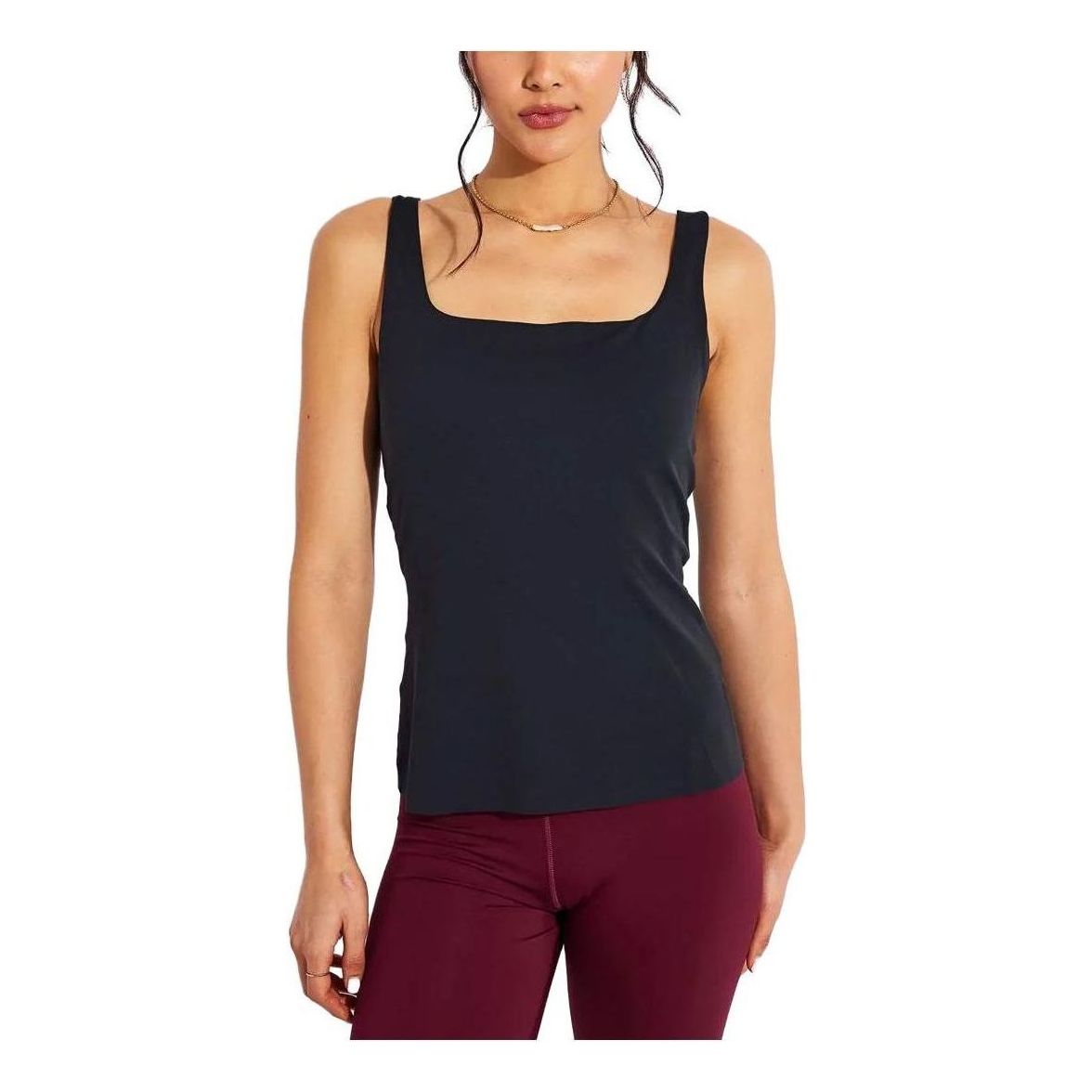 (WMNS) Nike Dri-FIT Yoga Tank Top 'Black' DA0723-010