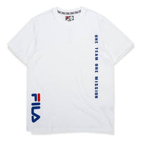 FILA Printing Short Sleeve White T11M032106F-WT