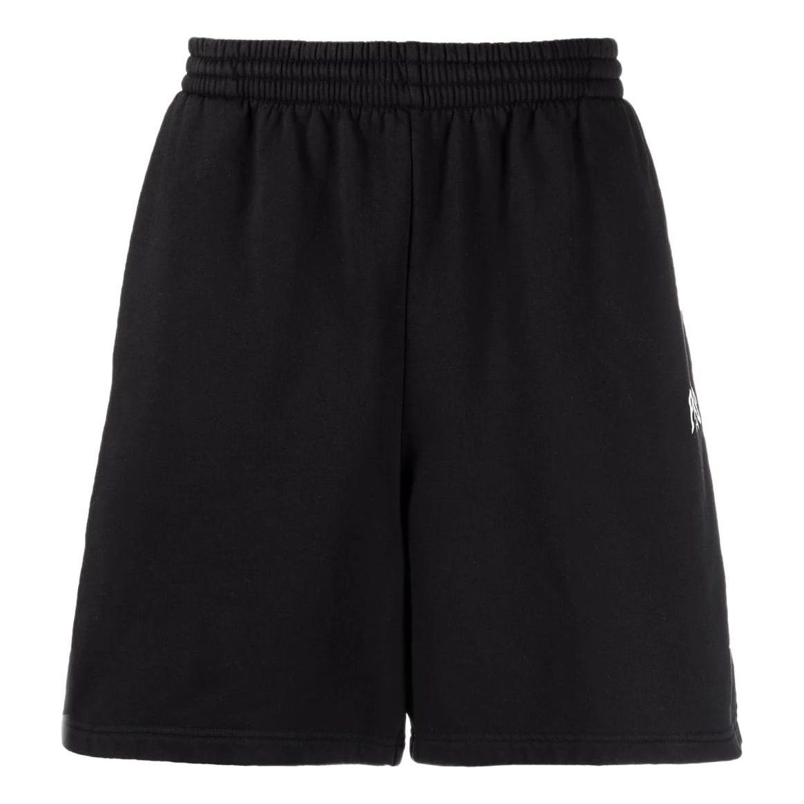 Balenciaga Cities Paris Cotton Sweat Shorts 'Black White' 676137TLVL81070