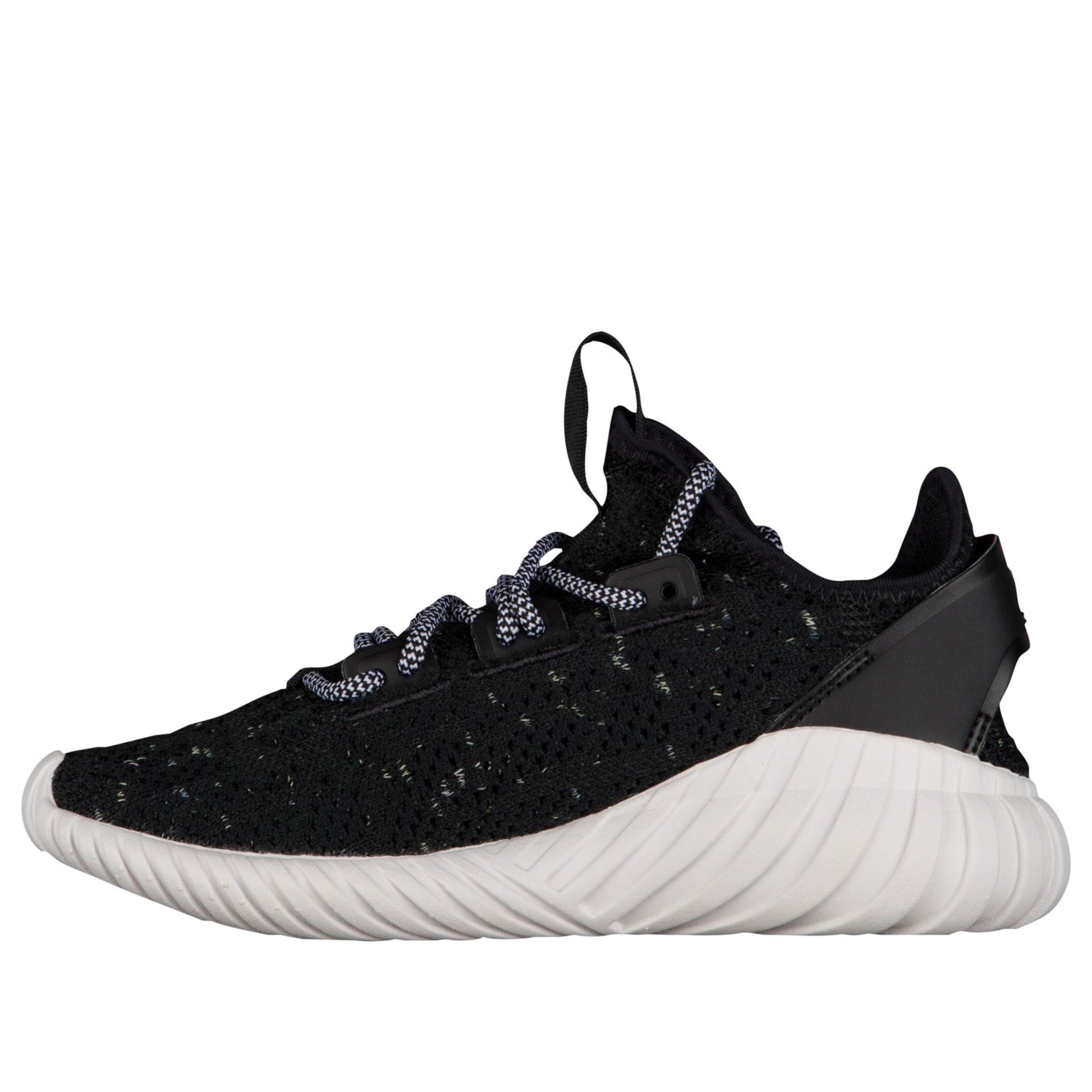 adidas Tubular Doom Primeknit J 'Black White' BB6737 • SneakerSouqq
