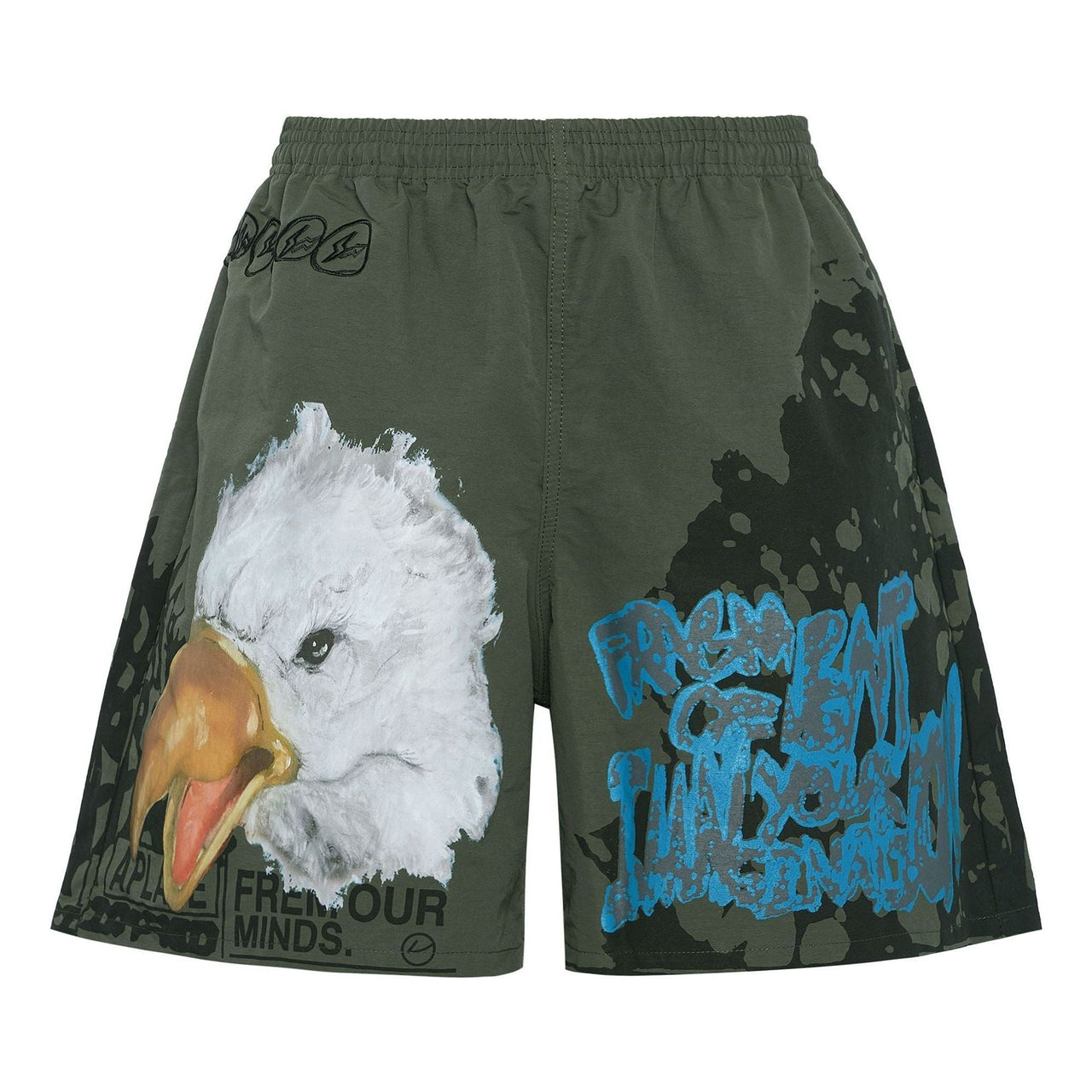 Travis Scott Cactus Jack For Fragment Imagination Shorts 'Olive' CJFN-SS32