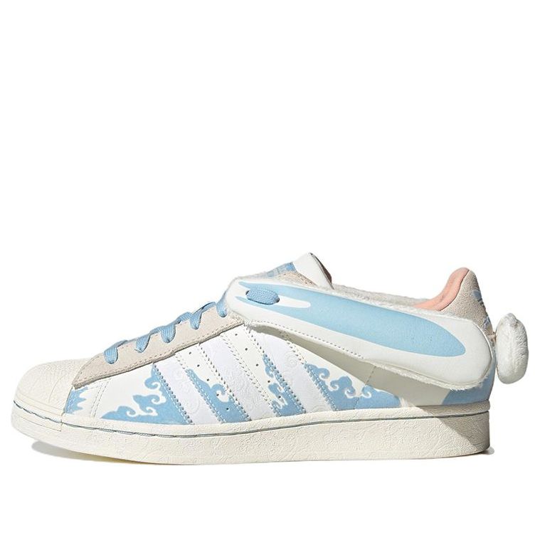 adidas originals Superstar Papercut x Melting Sadness 'White Blue' ID9471