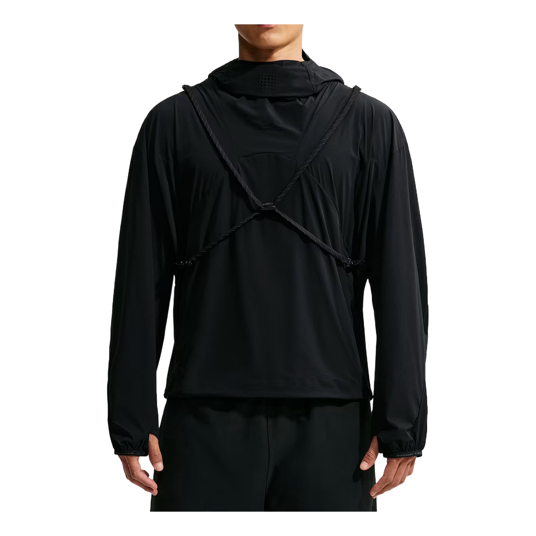 Nike Tech Helios Dri-FIT Convertible T-Shirt 'Black Anthracite' IF1271-043