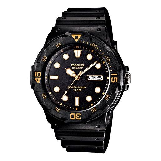CASIO Sports Waterproof Shockproof Mens Black Analog MRW-200H-1E