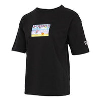 (WMNS) PUMA Downtown Graphic Tee Black 531438-01