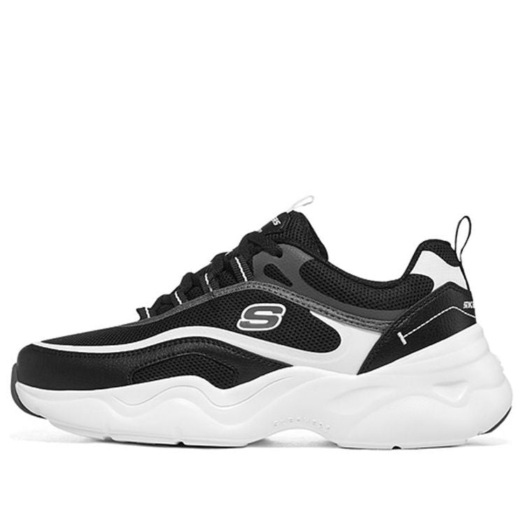 (WMNS) Skechers D'Lites Airy 3.0 'Black White' 896076-BKW