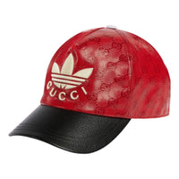 Gucci X adidas GG Canvas Baseball 'Red Black' 724833-4HAUU-6477