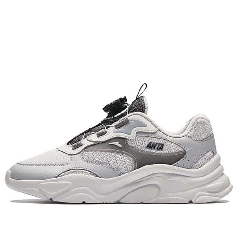 (GS) ANTA Running Series Sneakers 'White Grey Black' A312418801-3