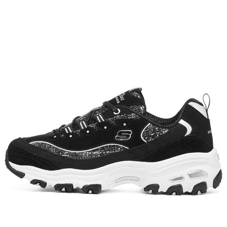 (WMNS) Skechers D'Lites 1.0 'Black White' 149911-BKW