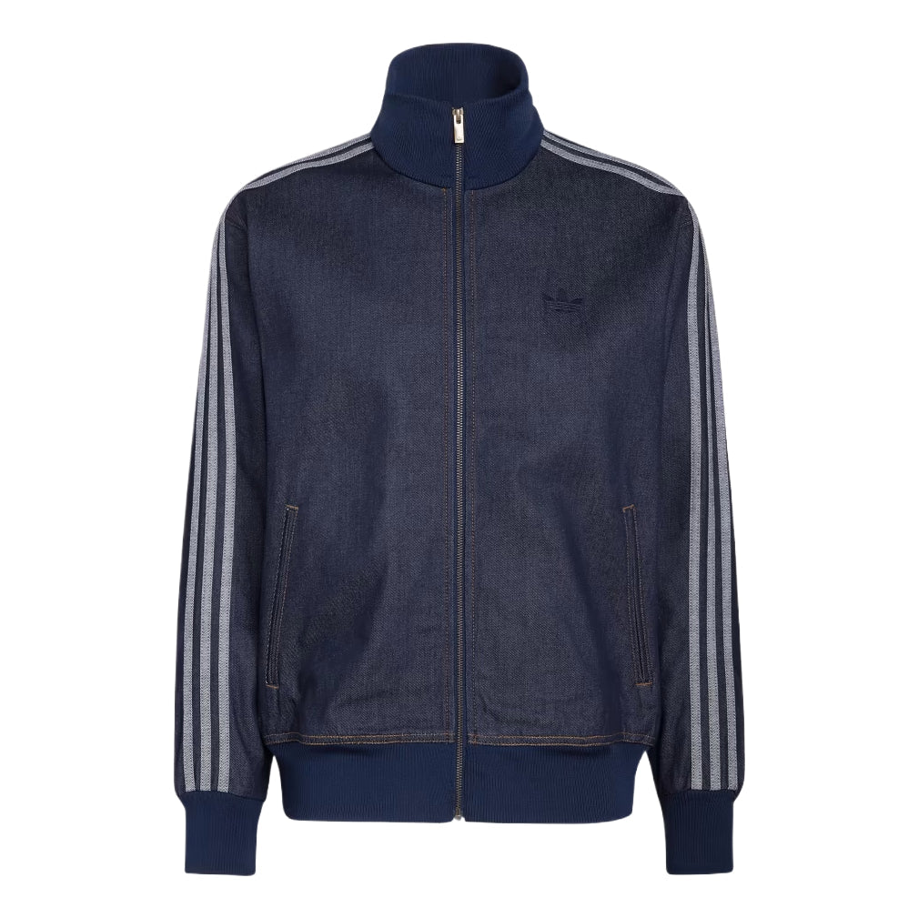 adidas Firebird Adicolor Denim Track Top Asia Sizing 'Indigo Denim' KS4971