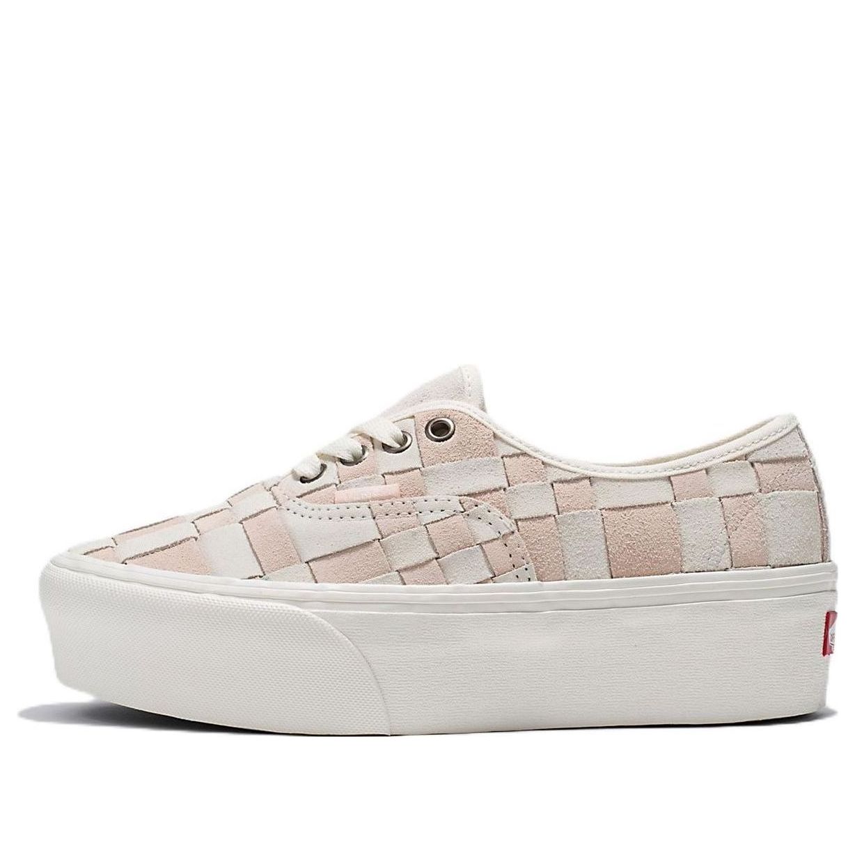 Vans Authentic Woven check Stackform 'White Pink' VN0A5KXXYL7