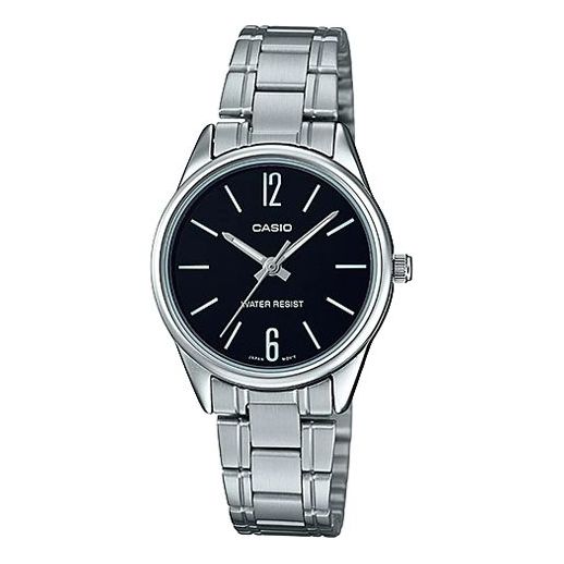 CASIO Waterproof Stainless Steel Strap Quartz Silver Analog LTP-V005D-1B