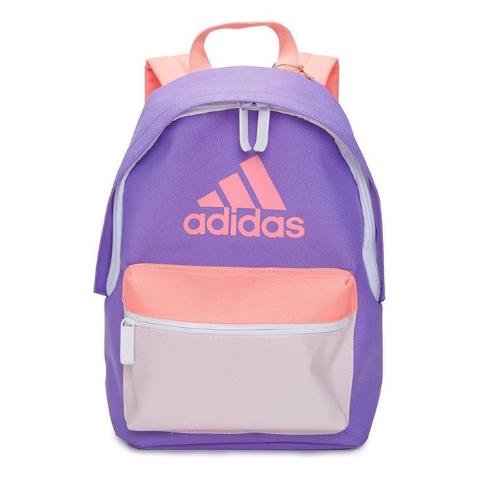 (GS) adidas Kids IF BP CL BLOCK Backpack Boy Girls Purple HE2644