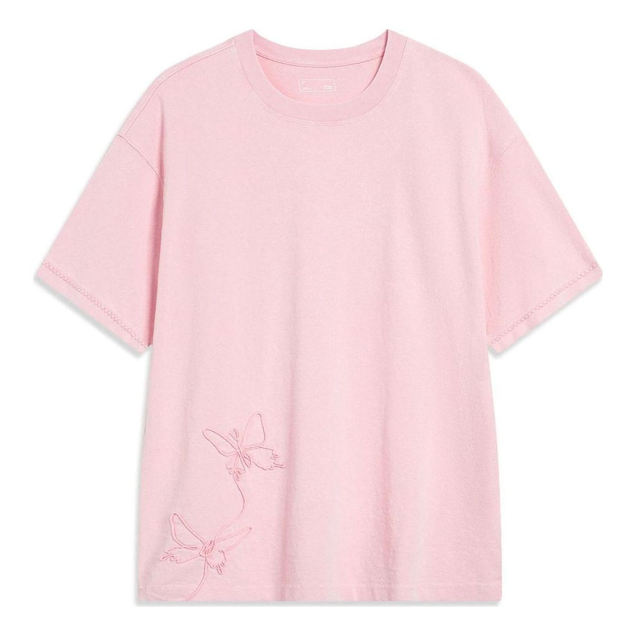 Li-Ning Chinese Culture Floral Graphic T-shirt 'Pink' AHST219-2