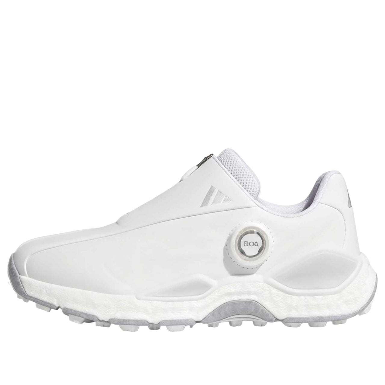 (WMNS) adidas Codechaos 27 Boa Spikeless Golf 'White Silver Metallic Halo Silver' KI1390