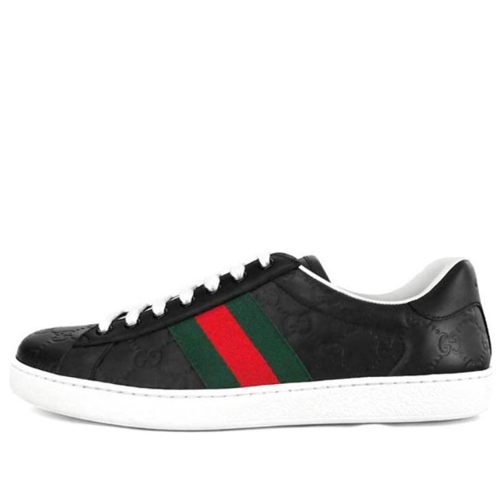 Gucci Ace 'Black Logo' 386750-CWCG0-1070