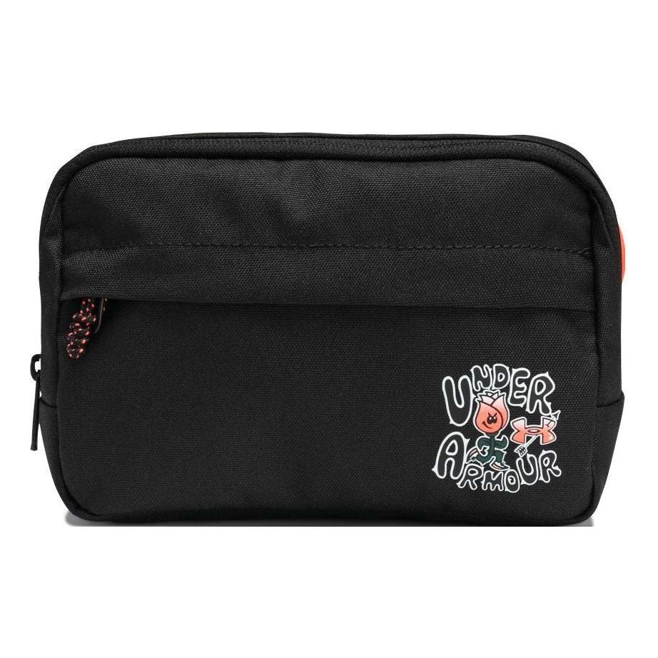 Under Armour Loudon Waist Bag Crossbody Bag 'Black Orange' 1378418-002