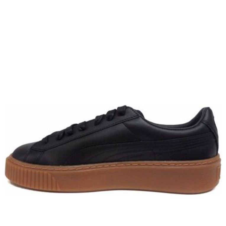 (WMNS) PUMA Basket Platform Core 'Black Gum' 364040-02