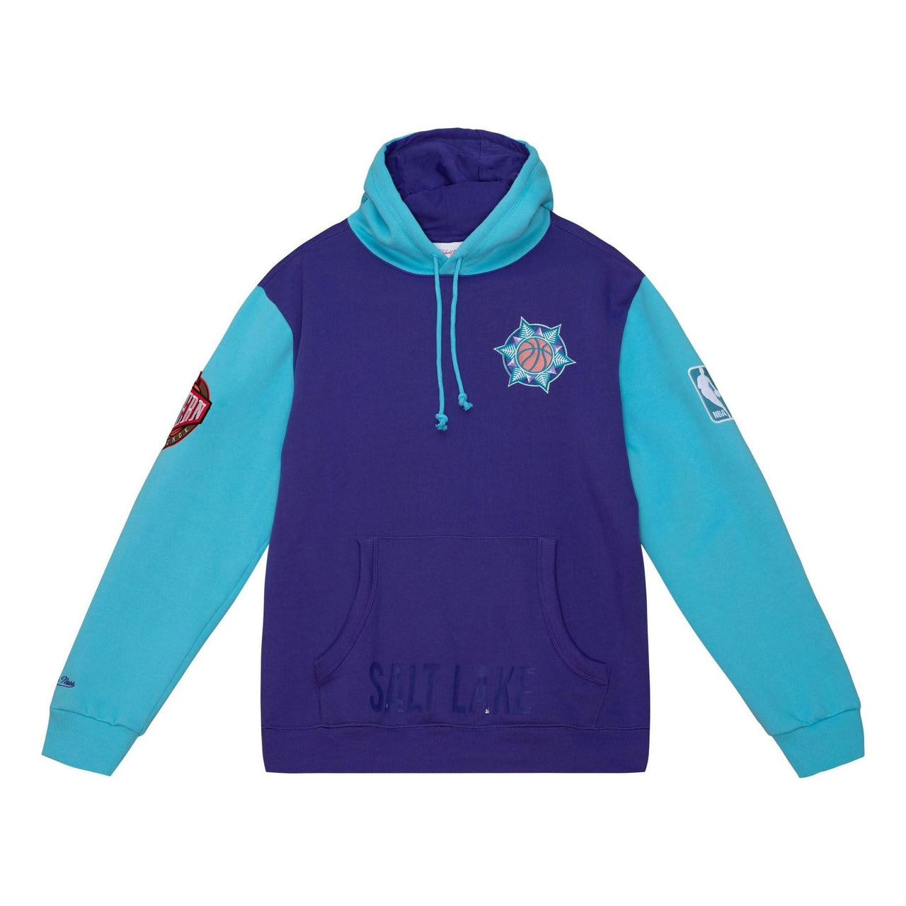 Mitchell & Ness x NBA HWC Night Fleece Hoodie 'Utah Jazz' FPHD5378-UJAYYPPPPURP