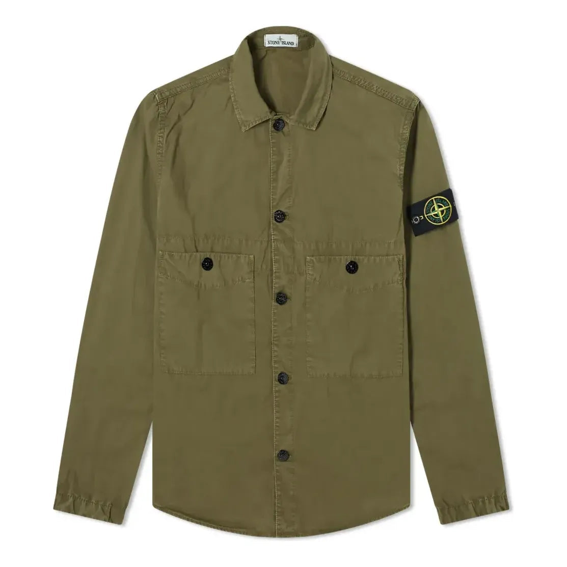 STONE ISLAND Two Pocket Overshirt 'Olive Green' 7415110WN-V0158