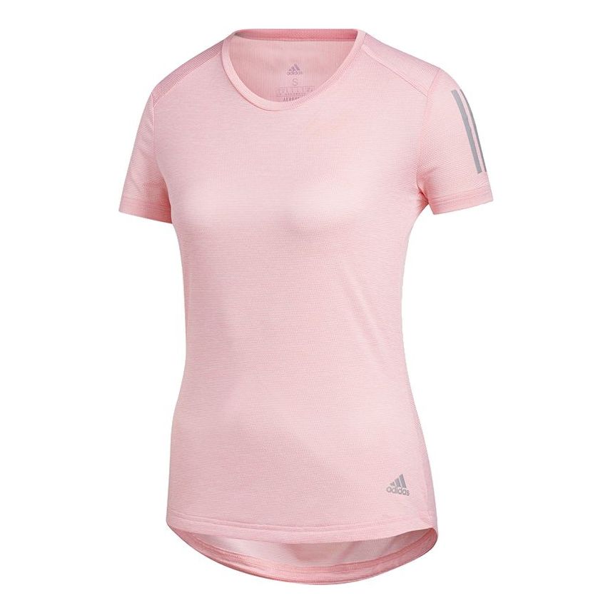 (WMNS) adidas Camiseta Own the Run T-Shirts 'Pink' FM5813