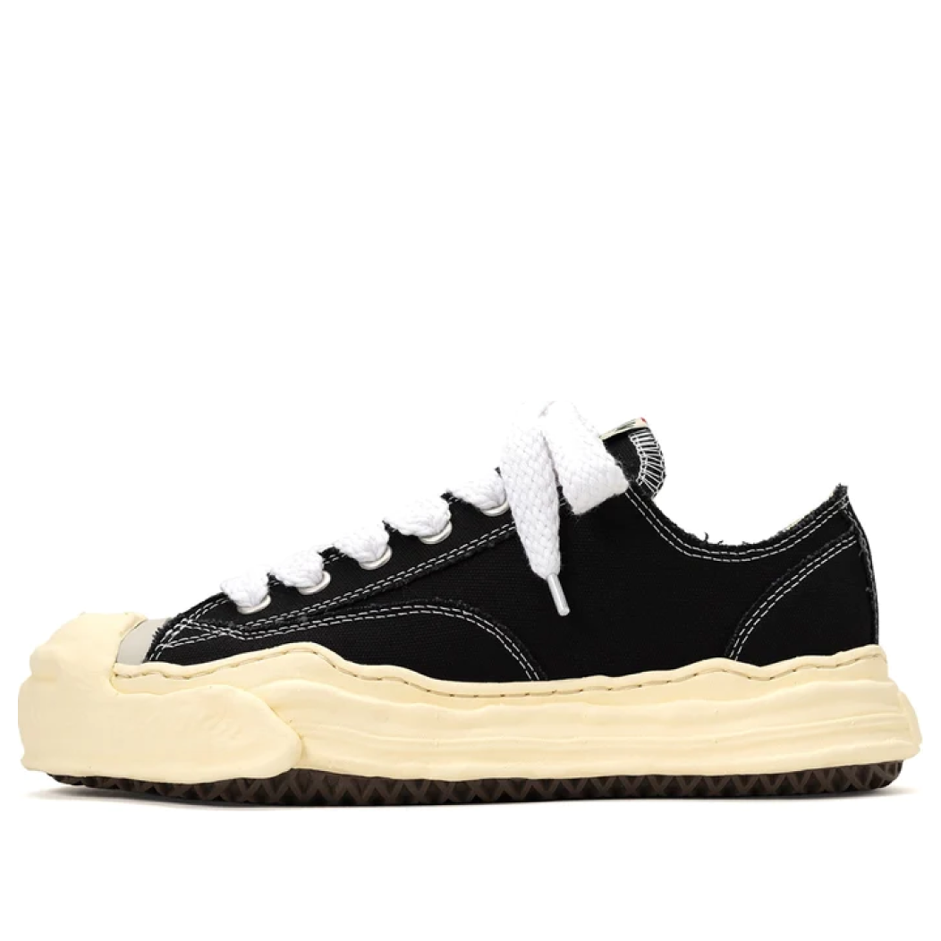 Maison MIHARA YASUHIRO HANK VL OG Sole Canvas Low-top Sneaker 'Black' A09FW734-BLK
