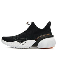 (WMNS) FILA Heritage-FHT Mid GS Black/Orange A12W132102FBK
