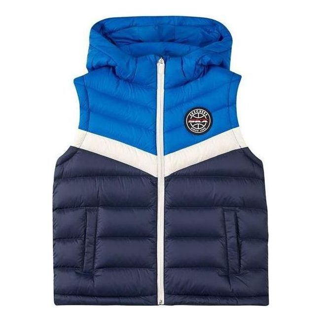 (GS) Skechers SKX Down Vest 'Blue Black White' P422B012