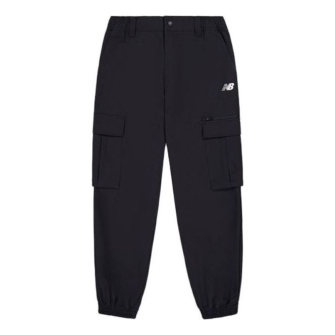 New Balance NB Small Logo Woven Track Pants 'Black' NTE22071-BK