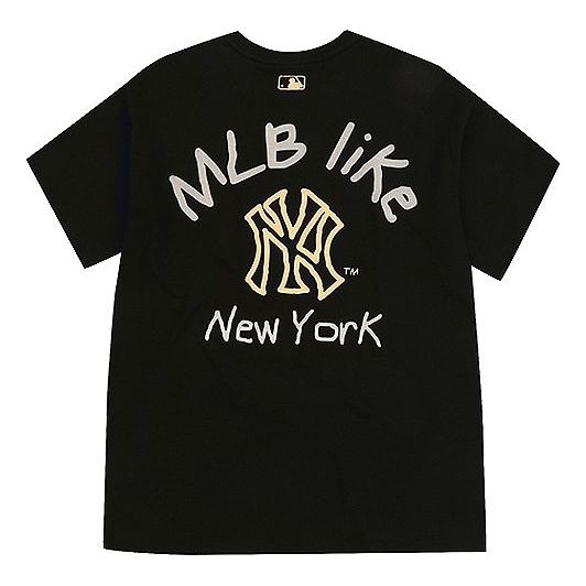 MLB New York Yankees Printing Loose Unisex Black 31TSSJ931-50L