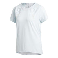 (WMNS) adidas Heat.rdy Tee Running Sports Short Sleeve White FK0736