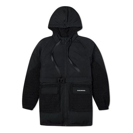 (WMNS) Converse Down Jacket 'Black' 10021987-A02