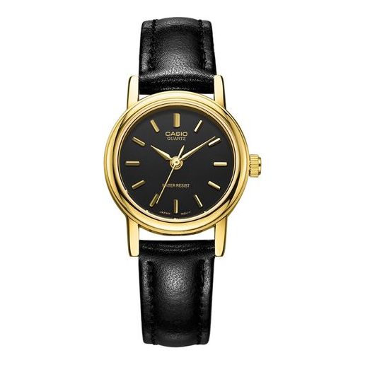 CASIO Female DRESS Japan / South Korea Fashion Black DialBlack Strap BlackBlack Analog LTP-1095Q-1A