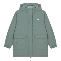 (WMNS) New Balance Long Down Jacket 'Green' AWJ33332-DKJ