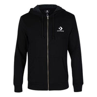 Converse Star Chevron Full Zip Hoodie 'Black' 10008925-A01