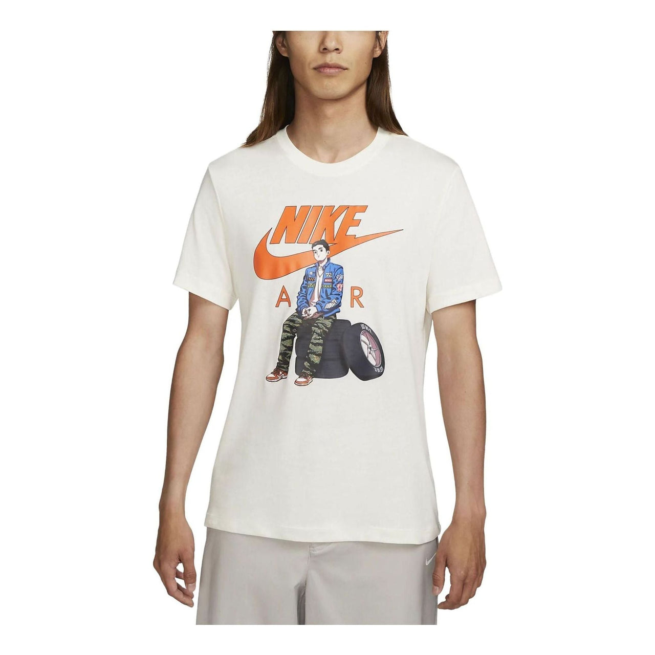 Nike Sportswear T-Shirt 'Pale Ivory' FD1333-110