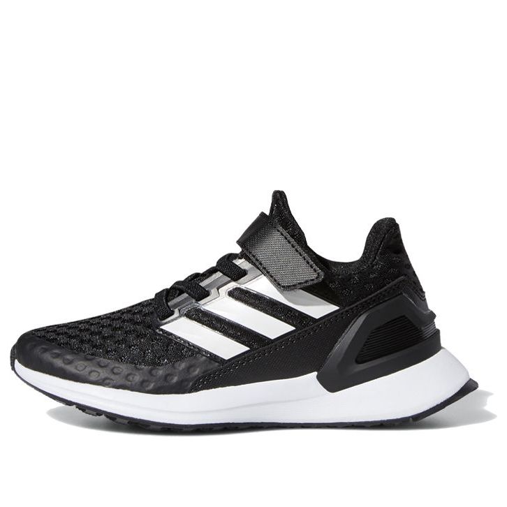 (PS) adidas RapidaRun J 'Black White' EF9258