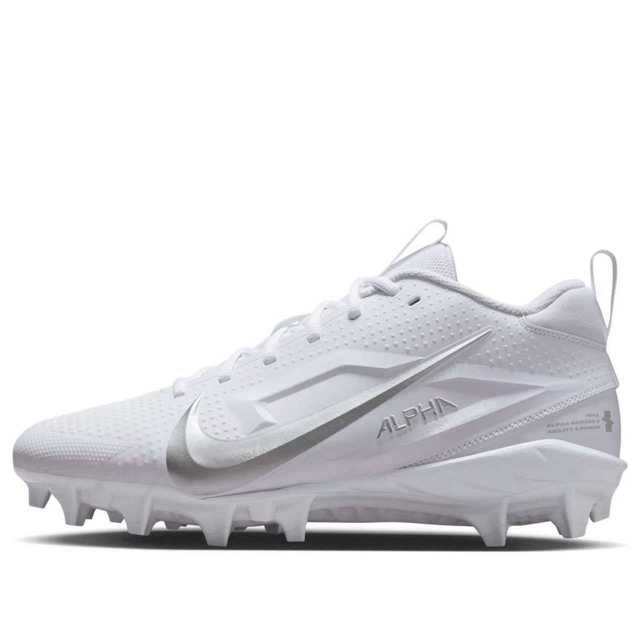 Nike Alpha Menace 4 Varsity 'White Metallic Silver' FN0027-101