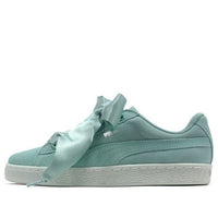 (WMNS) PUMA Suede Heart Pebble Shoes Green 365210-03