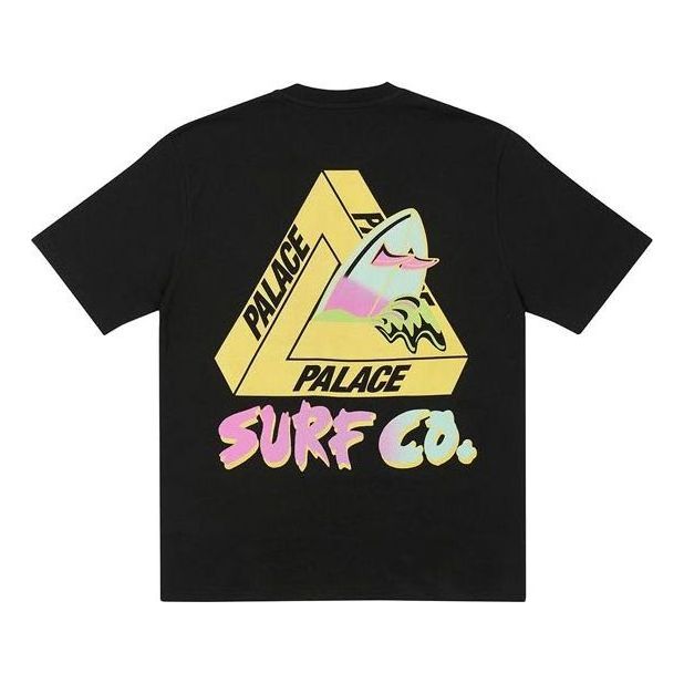 Palace SS22 Tri-Surf Co T-Shirt 'Black' P22TS159