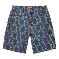 Supreme SS22 Week 11 Gradient Jacquard Denim Short SUP-SS22-705