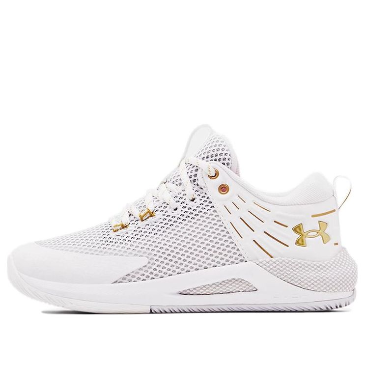 (WMNS) Under Armour HOVR Block City 'White Metallic Gold' 3023709-103