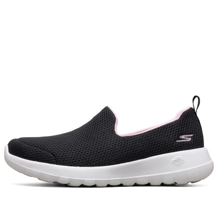 (WMNS) Skechers Go Walk Casual Lazy Shoes Black 124091-BKPK