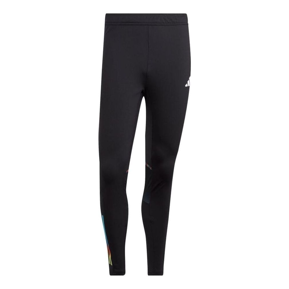 adidas Slim Fit  Mid Waist Sports Pants Men's Black HC1414