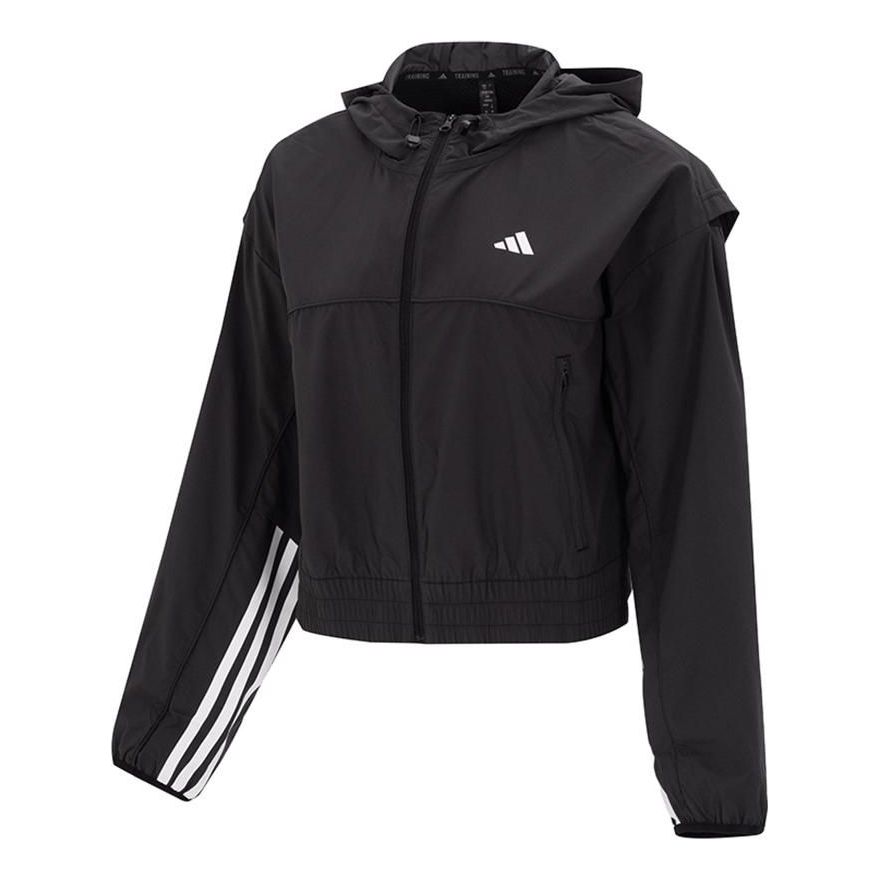 (WMNS) adidas WIND.RDY Hyperglam Windbreaker 'Black' IL6977