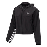 (WMNS) adidas WIND.RDY Hyperglam Windbreaker 'Black' IL6977