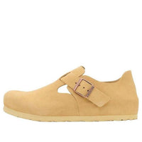 Birkenstock London Suede Leather Shoes 'Latte Cream' 1027534